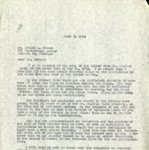 June 1945 Letter to Edmund A. Bowman from Benjamin S. Jolly