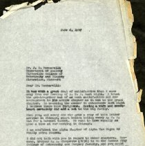June 1947 Letter to J.E. Mannarelli from Benjamin S. Jolly