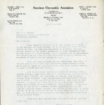 April 1942 Letter to John Stedman Denslow from Ernest S. Powell