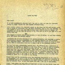 April 1942 Letter to Ernest S. Powell from John Stedman Denslow
