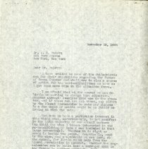 November 1936 Letter to Arthur S. Huelett from John Stedman Denslow