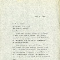 March 1937 Letter to C.H. Britton from John Stedman Denslow