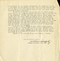 February 1949 Letter to Benjamin S. Jolly from William Seeglitz