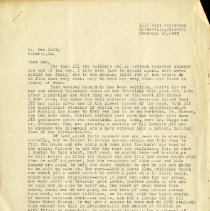 February 1949 Letter to Benjamin S. Jolly from William Seeglitz
