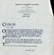 March 1949 Letter to Lloyd W. Morey from Vincent P. Carroll