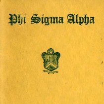 Psi Sigma Alpha Guests Banquet Program