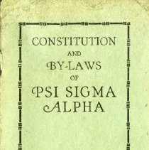 Constitution and By-Laws of Psi Sigma Alpha