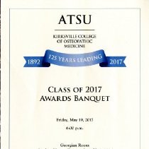 KCOM Class of 2017 Awards Banquet Program