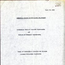 KCOS Preliminary Study of Desirable Improvements and Estimate of Necessary