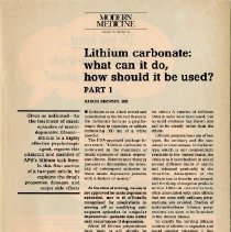 Lithium Carbonate: What Can It Do, How Should It Be Used?