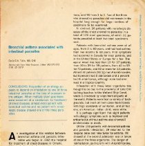 Bronchial Asthma Associated with Intestinal Parasites