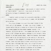 Family Health Radio Show Script Number 11205