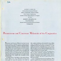 Precancerous and Cancerous Melanosis of the Conjunctiva