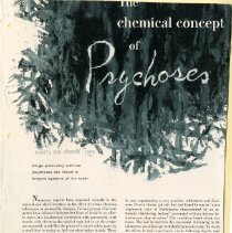 The Chemical Concept of Psychoses