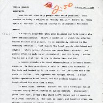 Family Health Radio Show Script Number 12040