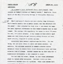 Family Health Radio Show Script Number 12096