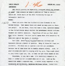 Family Health Radio Show Script Number 12112