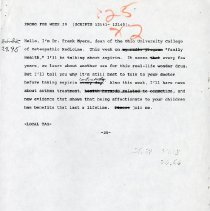 Family Health Radio Show Advertisement Script Number 12141-12145