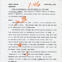 Family Health Radio Show Script Number 12156