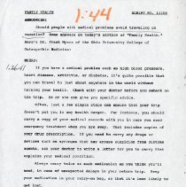 Family Health Radio Show Script Number 12208