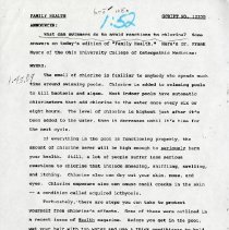 Family Health Radio Show Script Number 12235