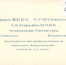 Switzer, McConnell and Darling Business Card