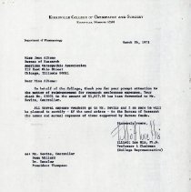 Letter to Joan Albano from Elliott Lee Hix