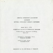 American Osteopathic Association Sixteenth National Osteopathic Research Co