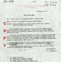 Inter-Office Memo to James R. Stookey and John Stedman Denslow form Elliott