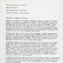 Report of Workshop at Eighteenth Annual Research Conference