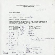 Inter-Office Memo to Elliott Lee Hix from Robert F. Bond