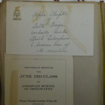 Page Twenty-Five of Ruth Tiberghien's Memory Book