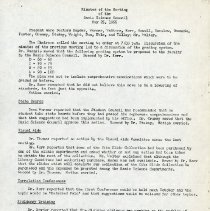 Minutes of the Meeting of the Basic Science Council