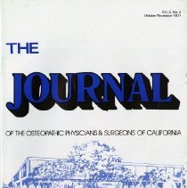 The Journal of the Osteopathic Physicians and Surgeons of California Volume