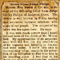 Letter From Judge Phelps