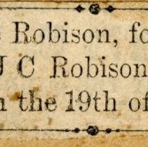 Obituary of Alice Robison