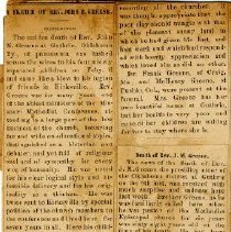 A Sketch of Rev. John M. Greene