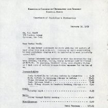 Letter to F.J. Beall from Elliott Lee Hix