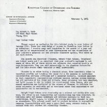 Letter to Robert G. Neth from Elliott Lee Hix