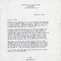 Letter to Elliott Hix from Dave