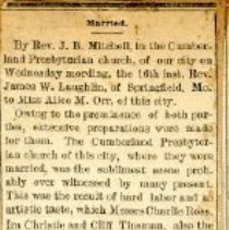 Married -  Wedding Announcements for Three Couples