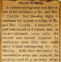 Crystal Wedding.
