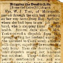 Bringing the Dead to Life