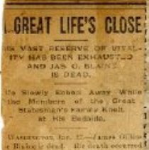 A Great Life's Close