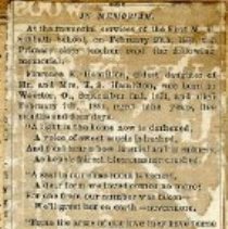 In Memoriam - Obituary of Florence E. Hamilton