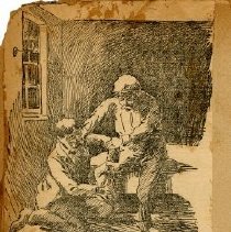 Madman Rushes Through the Street With His Throat Bleeding