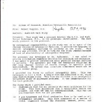 Letter to Bureau of Research from Robert Kappler