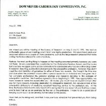 Letter to Irvin Korr from Felix Rogers