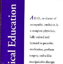Osteopathic Medical Education