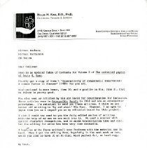 Letter to Michael Kuchera, Michael Patterson and Edward Stiles from Hollis